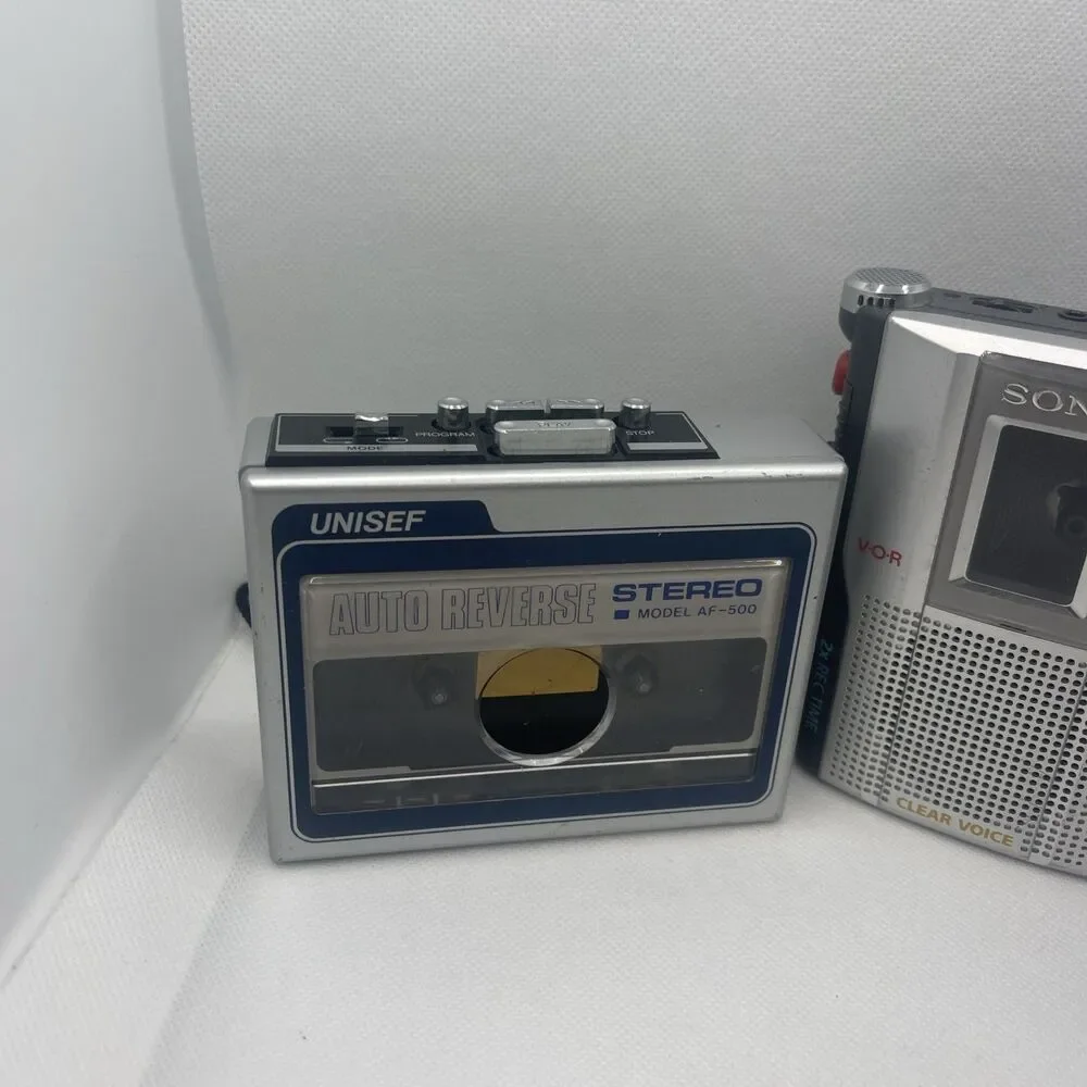 Lot Of Sony, Seiko, Unisef Radio Cassette Tape Player For Parts/Repair